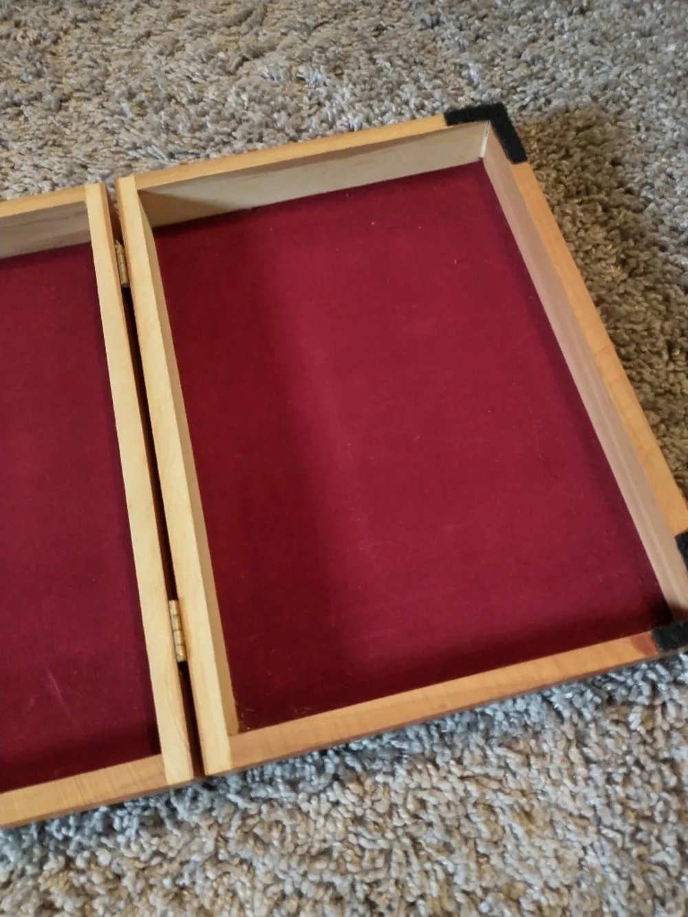 Footprints Poem Wooden Storage Box